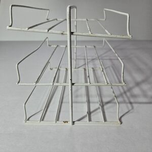 White Metal Wire Rack